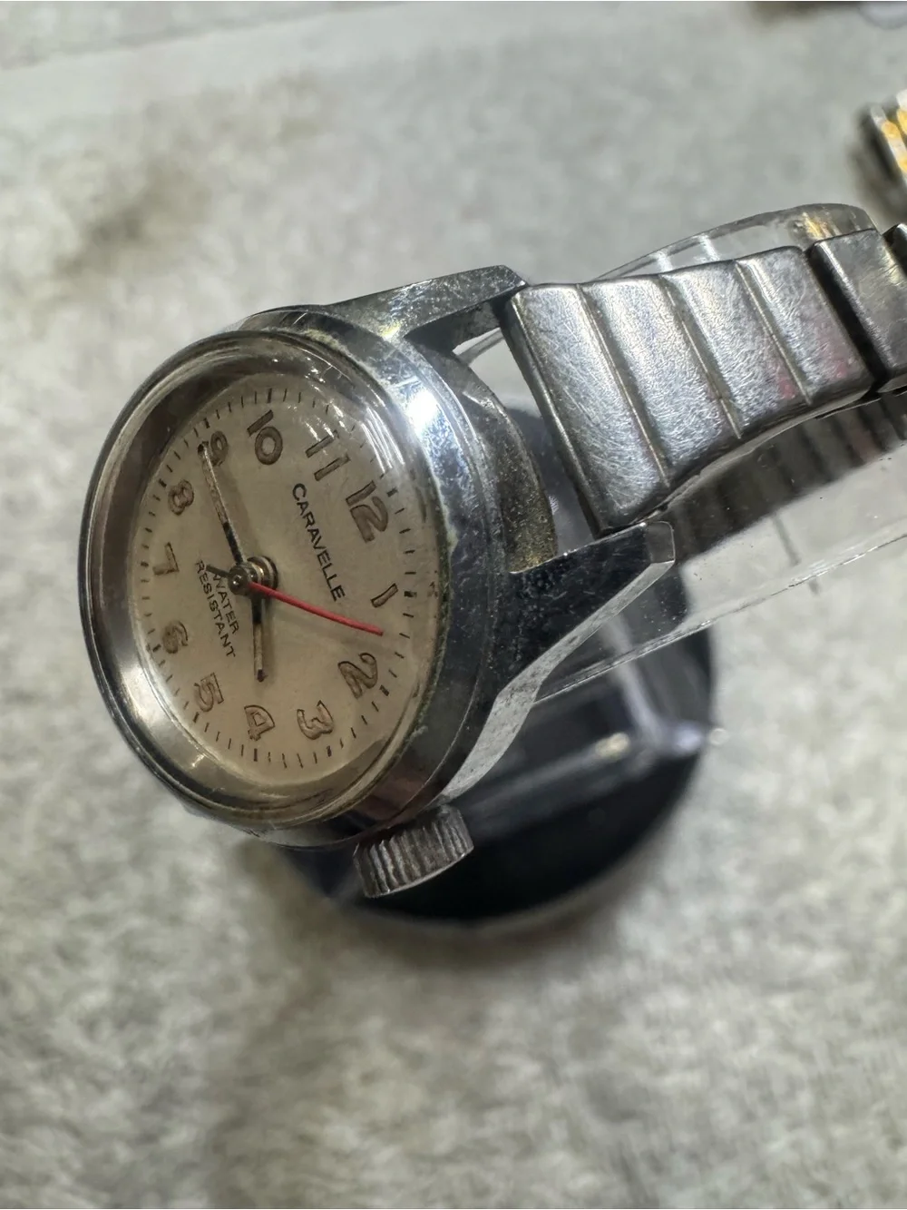 Caravelle Silver Dial Water-Resistant Women's Wristwatch